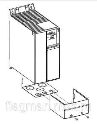 Комплект Danfoss (Данфосс) NEMA1-M1, арт. 132B0103 (для FC-051 0,75 кВт)