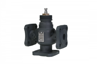 Клапан регулирующий, трехходовой, седельный, фланцевый Ридан VF-3R DN 20, Kvs 6,3 Клапан регулирующий, трехходовой, седельный, фланцевый Ридан VF-3R DN 20, Kvs 6,3