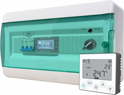 Шкаф автоматики на базе контроллеров Zentec FLS/Z-3Vf-3Af-E-C
